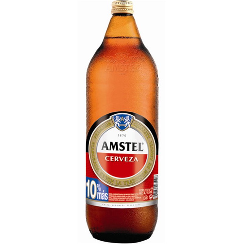 CERVEZA AMSTEL 1 L.