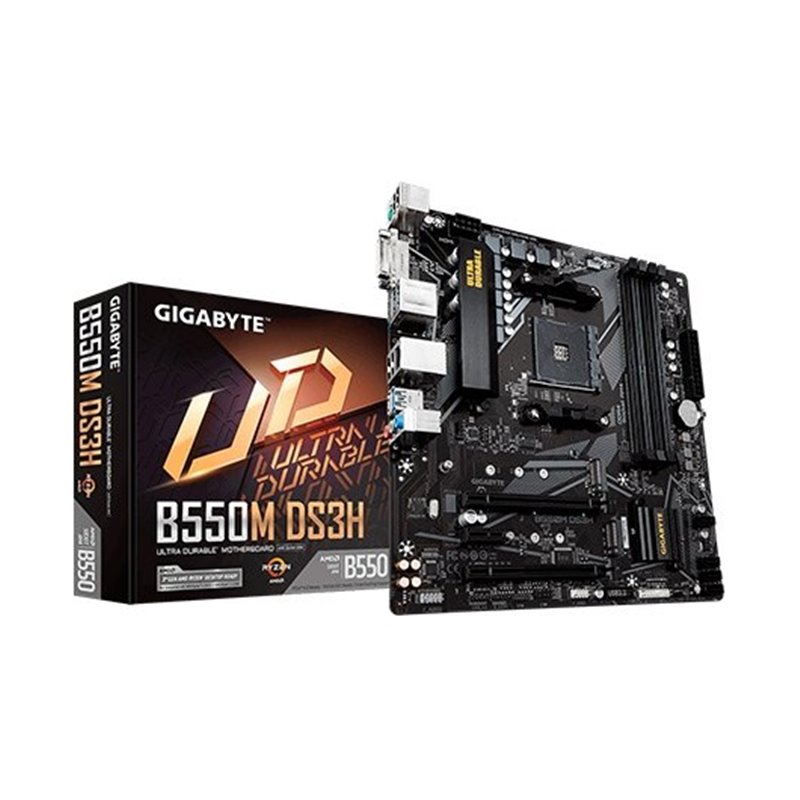 PLACA BASE GIGABYTE AM4 B550M DS3H 1.1