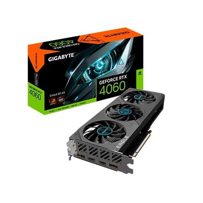 TARJETA GRÁFICA GIGABYTE RTX 4060 EAGLE OC 8GB GDDR6