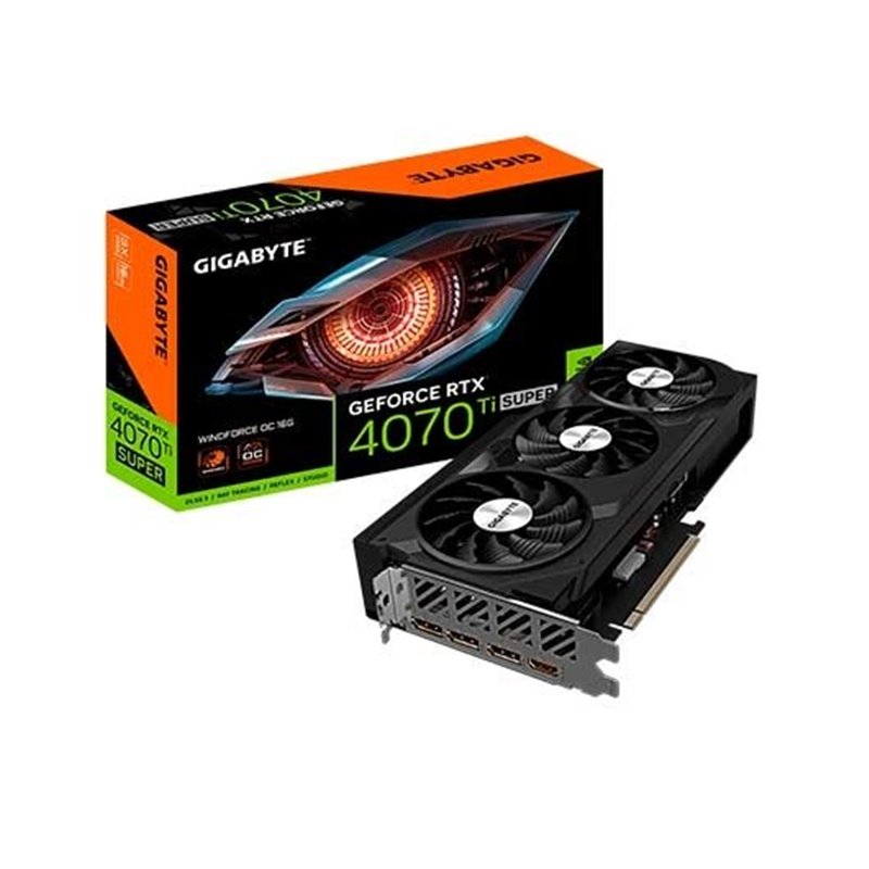 TARJETA GRÁFICA GIGABYTE RTX 4070 TI SUPER WINDFORCE OC 16