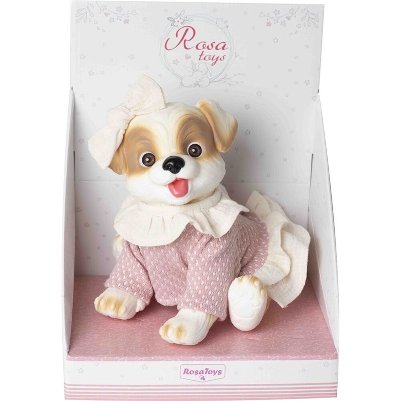 Mu�eco bebe reborn perrito vestido lana