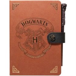 CUADERNO A5 PREMIUM + BOLIGRAFO VARITA HOGWARTS HARRY POTTER