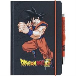 CUADERNO A5 PREMIUM + BOLIGRAFO PROYECTOR DRAGON BALL SUPER