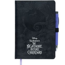 CUADERNO A5 PREMIUM + BOLIGRAFO PROYECTOR PESADILLA ANTES DE NAVIDAD DISNEY