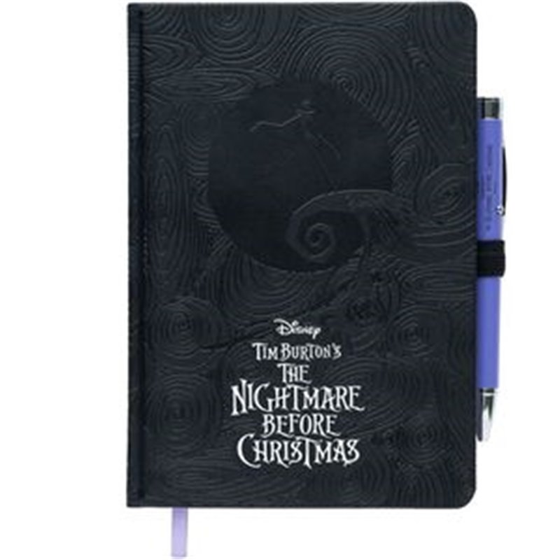 CUADERNO A5 PREMIUM + BOLIGRAFO PROYECTOR PESADILLA ANTES DE NAVIDAD DISNEY