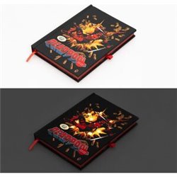 CUADERNO A5 PREMIUM LED DEADPOOL MARVEL