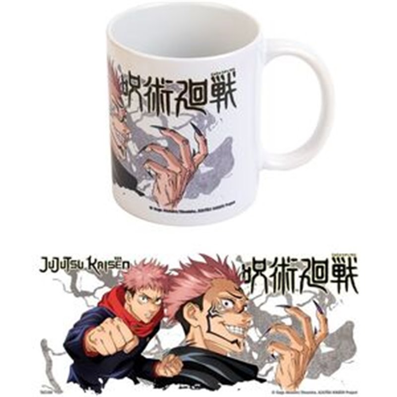 TAZA YUJI Y SUKUNA JUJUTSU KAISEN 350ML