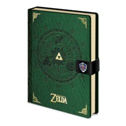 CUADERNO PREMIUM THE LEGEND OF ZELDA MEDALLÓN PYRAMID REDSTRING SR72444