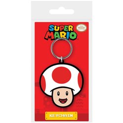 LLAVERO TOAD - SUPER MARIO 6 CM PYRAMID REDSTRING RK38926C