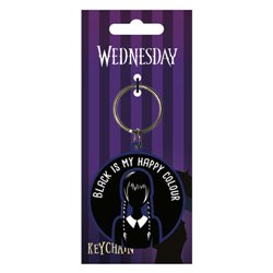 LLAVERO GOMA NEGRO MY HAPPY COLOUR WEDNESDAY PYRAMID REDSTRING RK39475C