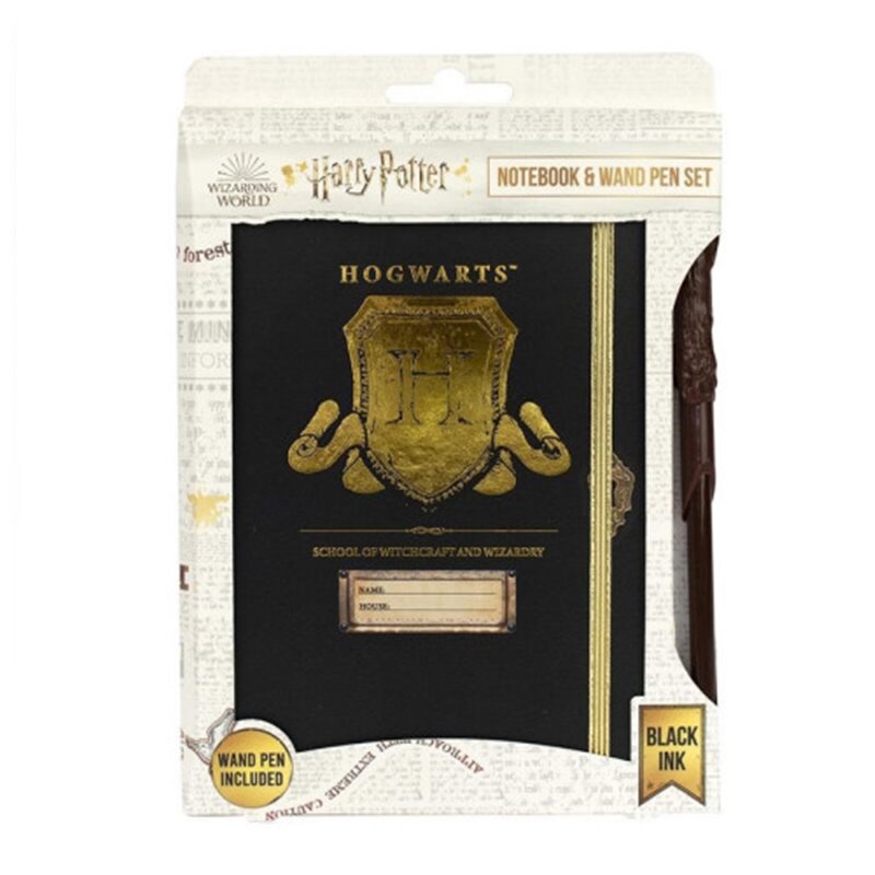 SET DE CUADERNO Y BOLÍGRAFO HARRY POTTER HOGWARTS BLUE SKY REDSTRING HP148482