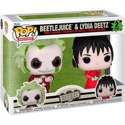 BLISTER 2 FIGURAS POP BEETLEJUICE 2 - BEETLEJUICE & LYDIA DEETZ