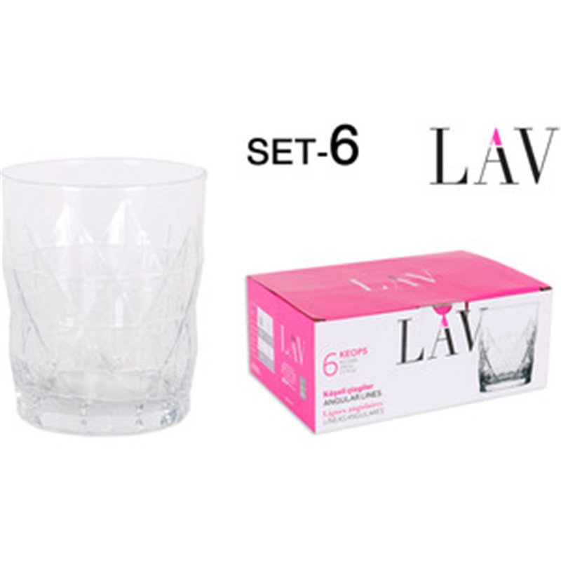 SET 6 VASOS 345CC KEOPS