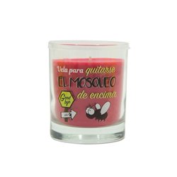 VELA VASO CON MENSAJES Y AROMA