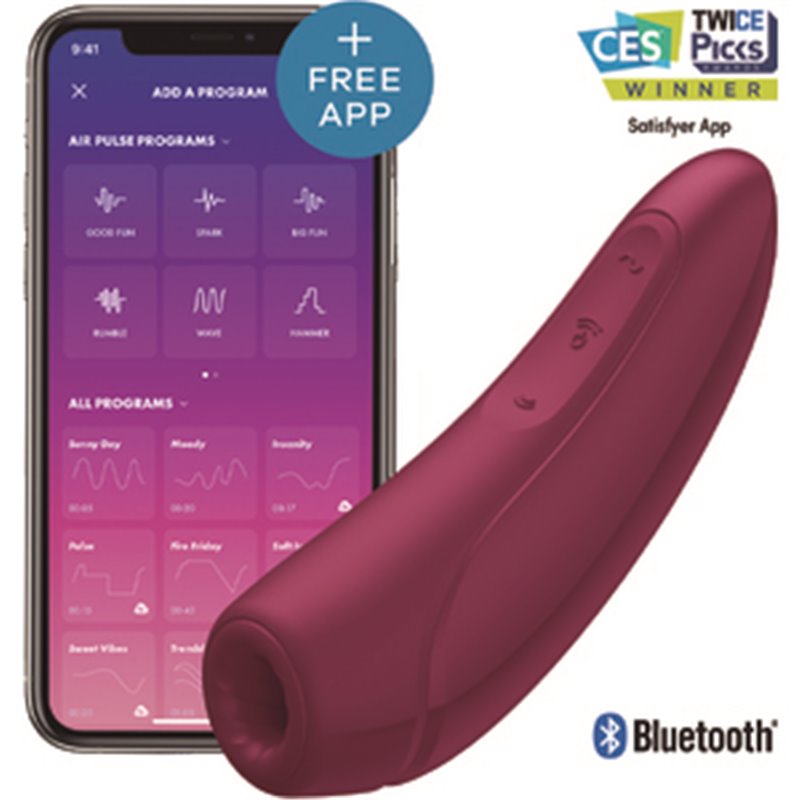 SATISFYER CURVY 1+ ROJO ROSADO