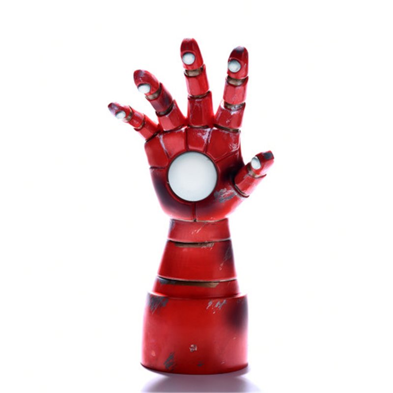 LÁMPARA DE MESA 3D GUANTELETE DE IRON MAN 35,6 CM UKONIC REDSTRING 14979