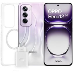 OPPO RENO 12 5G 256GB 12GB SILVER CASE/STIC/CAR 80W