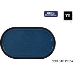 BANDEJA OVAL 30.5X17.5CM CHESTER BLUE