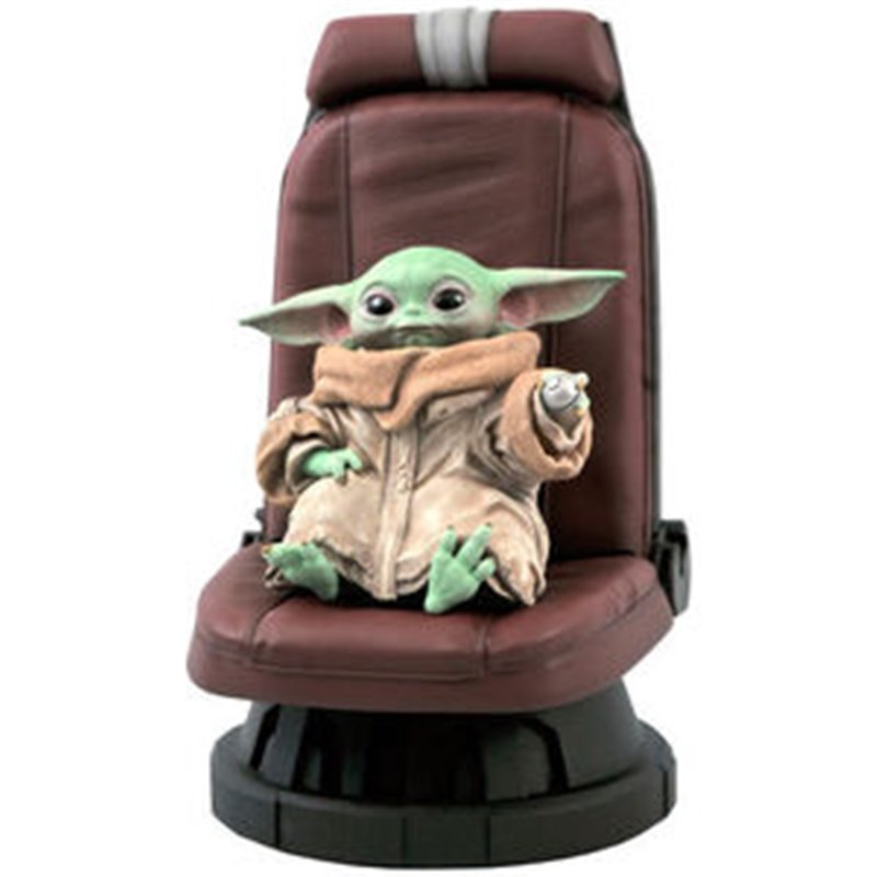 ESTATUA YODA THE CHILD IN CHAIR THE MANDALORIAN STAR WARS 30CM