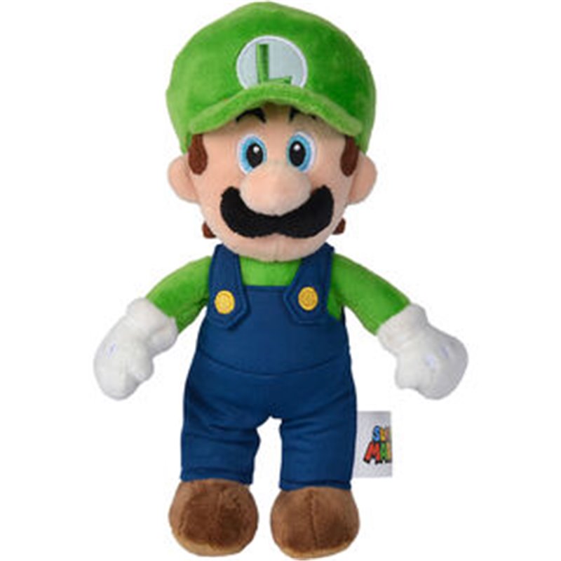 PELUCHE LUIGI SUPER MARIO NINTENDO 20CM