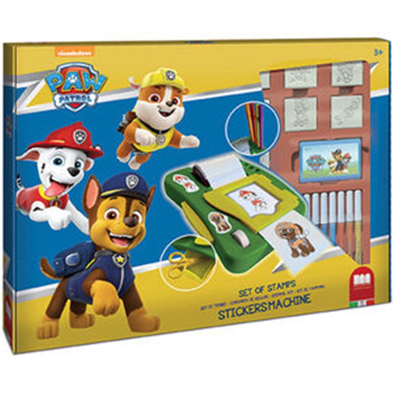 MAQUINA DE PEGATINAS PATRULLA CANINA PAW PATROL