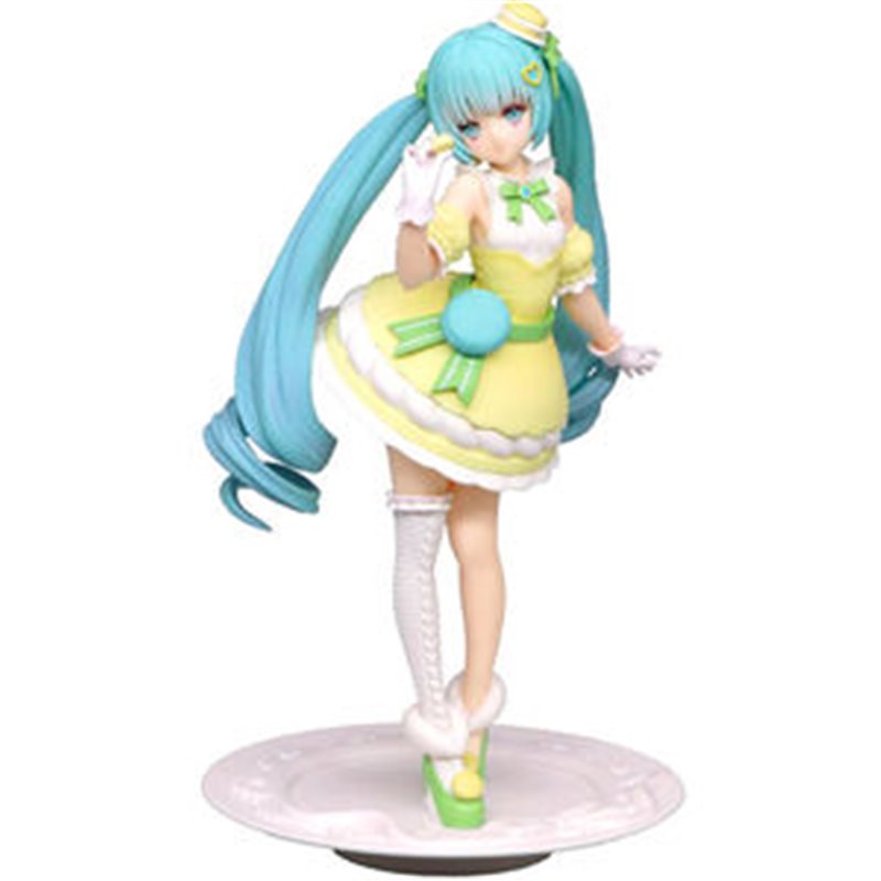 FIGURA HATSUNE MIKU MACAROON CITRON COLOR EXCEED CREATIVE SWEETSWEETS HATSUNE MIKU 22CM