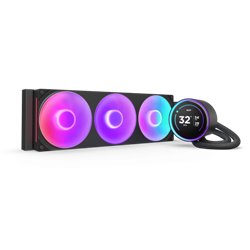 NZXT Kraken Elite 360 RGB Procesador Sistema de refrigeración líquida todo en uno 12 cm Negro 1 pieza(s)