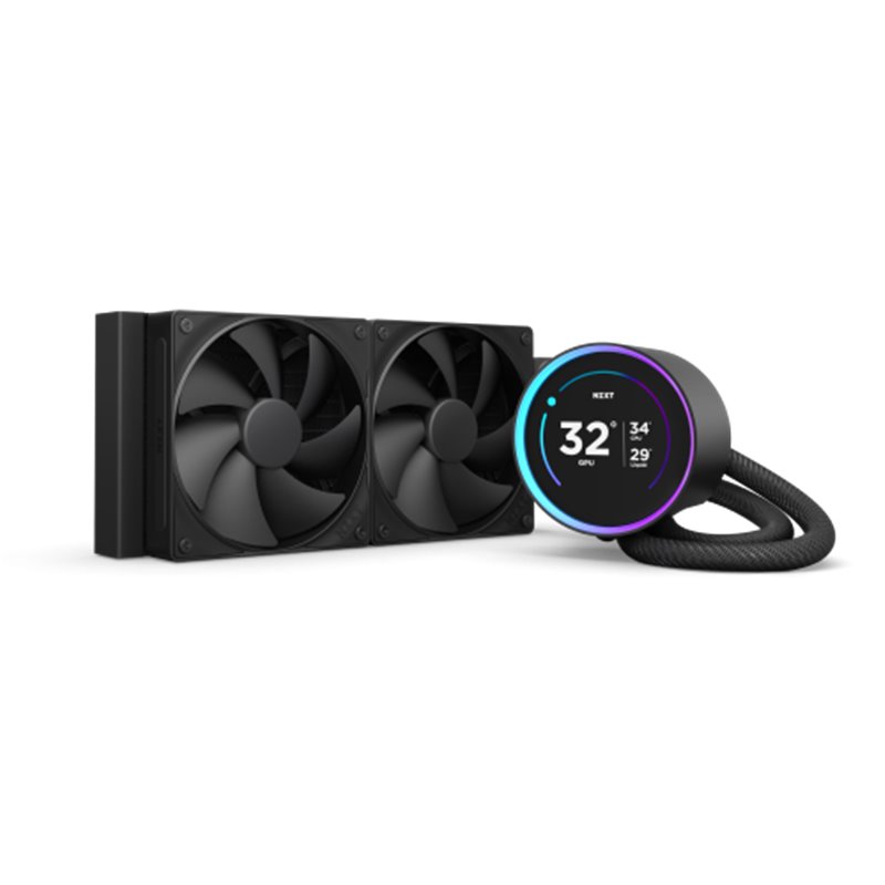 NZXT Kraken Elite 240 Procesador Sistema de refrigeración líquida todo en uno 12 cm Negro 1 pieza(s)