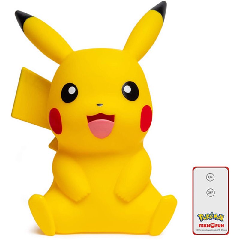 LÁMPARA FIGURA PIKACHU SENTADO 40 CM TEKNOFUN REDSTRING 811356