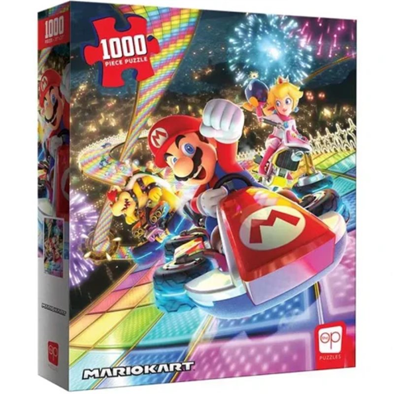 PUZZLE 1000 PIEZAS MARIO KART RAINBOW ROAD USAOPOLY REDSTRING PZ005-734-002200-06