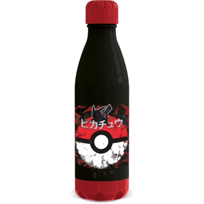 BOTELLA DE PLÁSTICO PIKACHU Y POKEBALL (ROJO/NEGRO) 660 ML STOR REDSTRING 75778