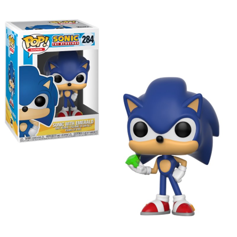 FIGURA POP! SONIC CON ESMERALDA 9 CM FUNKO REDSTRING 20147