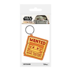 LLAVERO DE GOMA THE MANDALORIAN GROUGU WANTED PYRAMID REDSTRING RK39324C