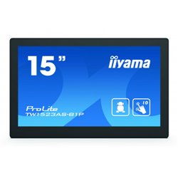 PANEL PC IIYAMA 15.6" TACTIL 10P / ANDROID 8.1 / 1920X1080 / 385CD/ 1000:1/ POE / WIFI / MM / BT 4.0 / MICRO-SD SLOT (TW1523AC-B