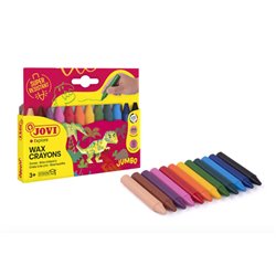 CERAS WAX CRAYONS JUMBO x 12 JOVI