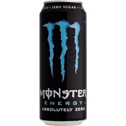 MONSTER ENERGY ABSOLUTELY ZERO 500 ML.