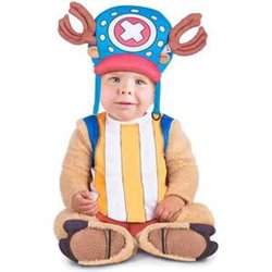 DISFRAZ CHOPPER GORRO, MONO Y CUBREBOTAS TALLA 12-24 M