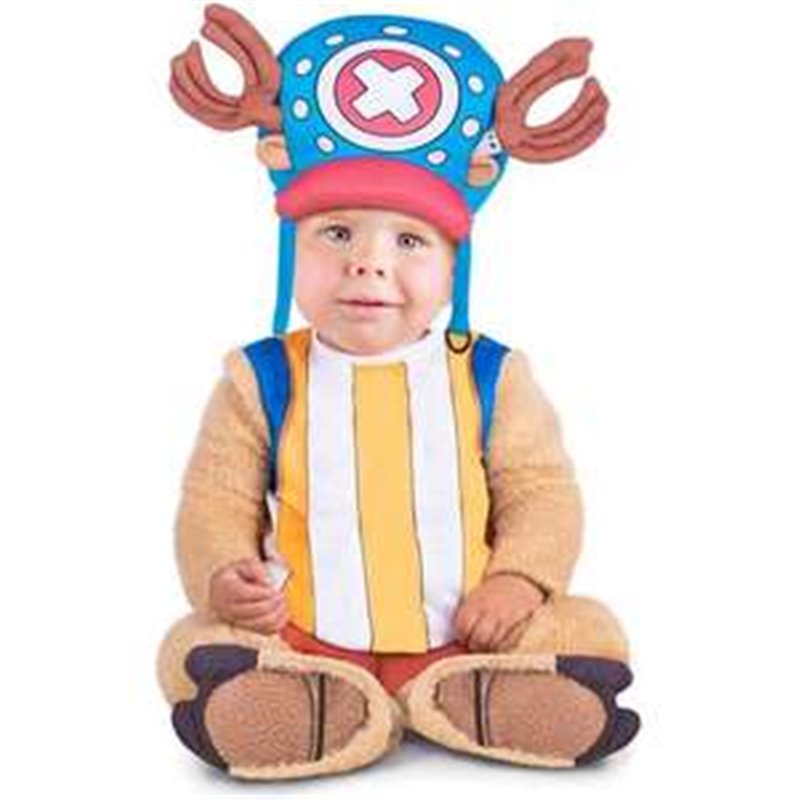 DISFRAZ CHOPPER GORRO, MONO Y CUBREBOTAS TALLA 12-24 M