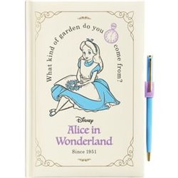 CUADERNO A5 PREMIUM + BOLIGRAFO ALICIA EN EL PAIS DE LAS MARAVILLAS DISNEY