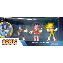 Blister 3 figuras Sonic the Hedgehog