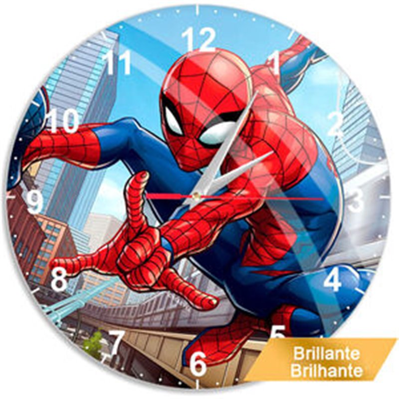 RELOJ PARED SPIDERMAN MARVEL