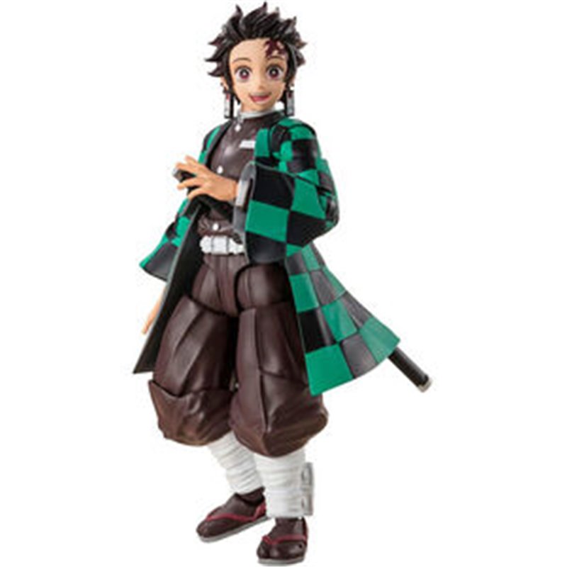 FIGURA S.H FIGUARTS TANJIRO KAMADO DEMON SLAYER KIMETSU NO YAIBA 14CM