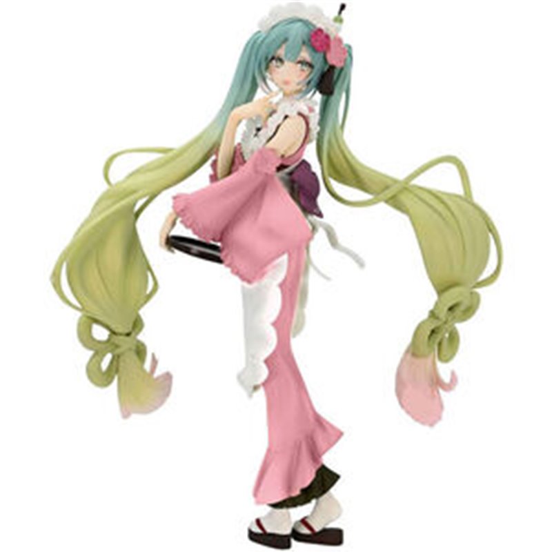 FIGURA HATSUNE MIKU MATCHA GREEN TEA PARFAIT ANOTHER EXCEED CREATIVE HATSUNE MIKU 20CM