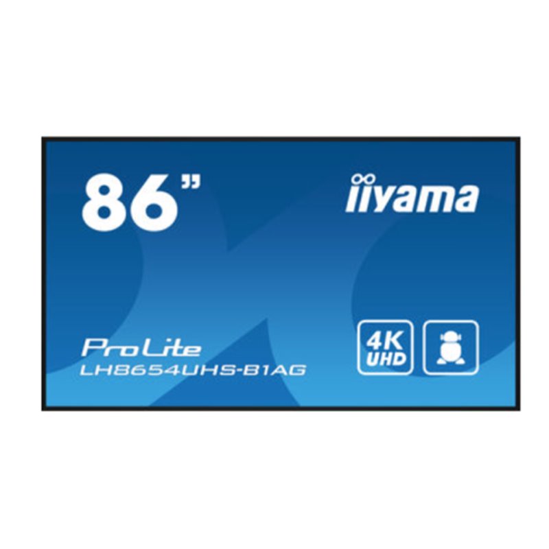 iiyama ProLite To Be Updated 2,17 m (85.6") 3840 x 2160 Pixeles 4K Ultra HD LED Negro