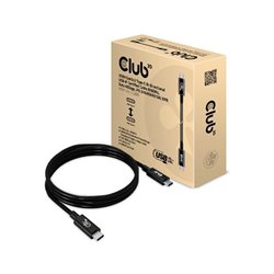 CABLE CLUB3D CERTIFICADO USB4 GEN3X2 TIPO-C 1M