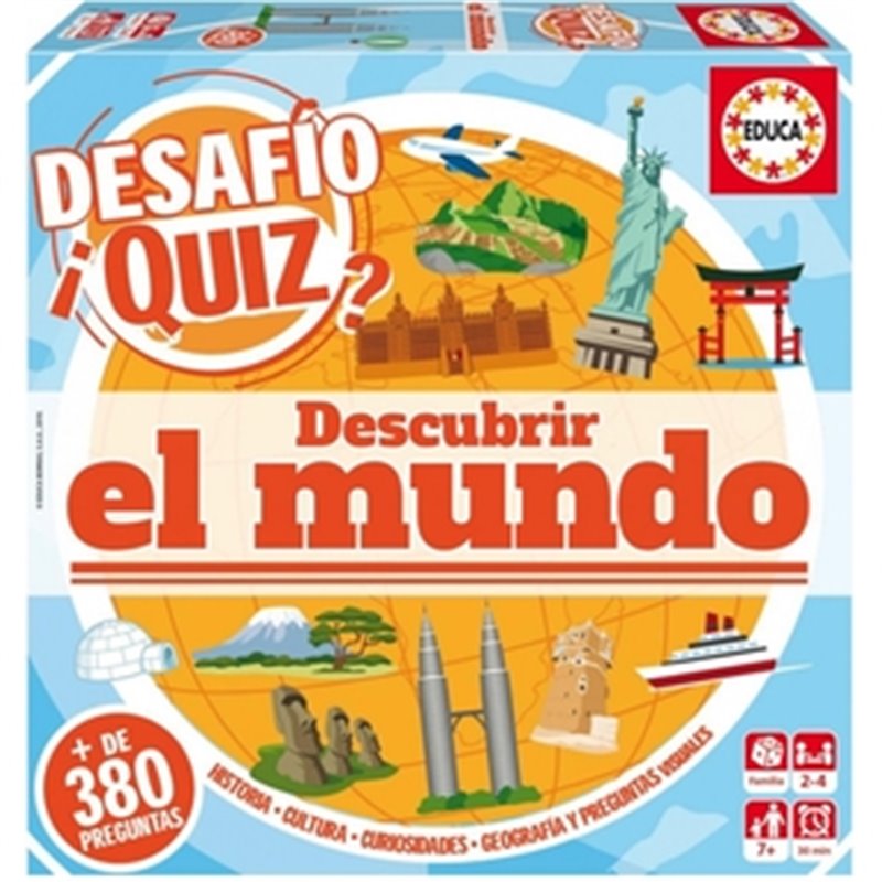 DESAFÍO QUIZ DESCRUBRIR EL MUNDO