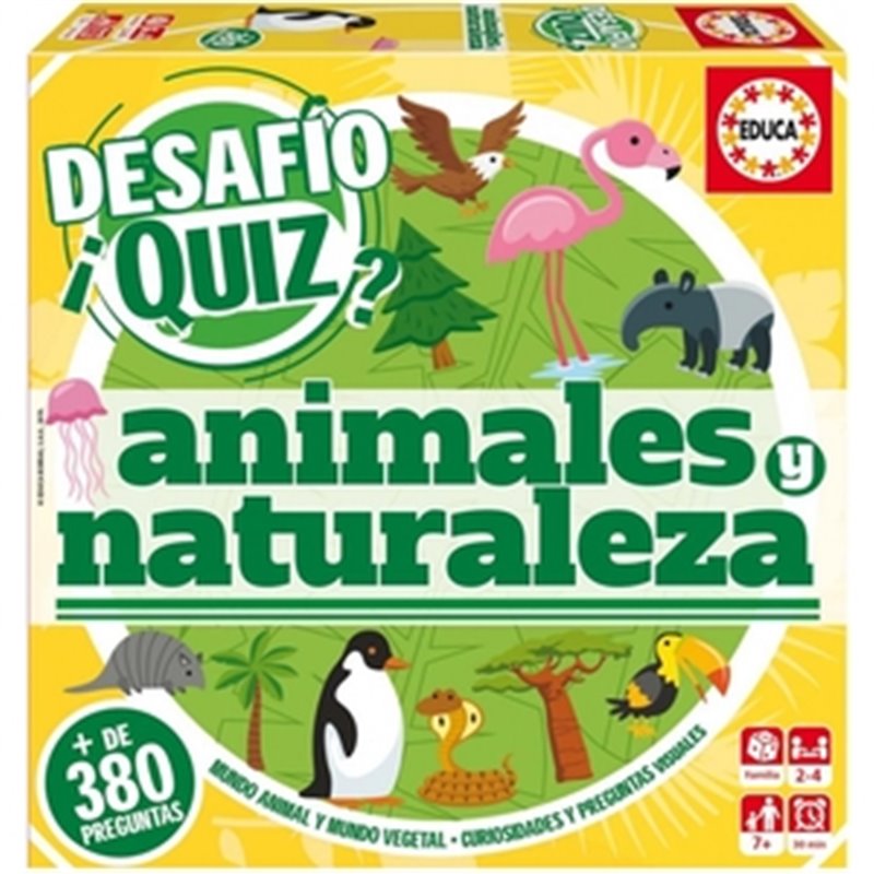 DESAFÍO QUIZ ANIMALES Y NATURALEZA