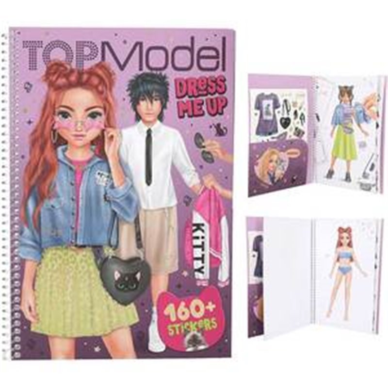 CUADERNO DRESS ME UP TOP MODEL