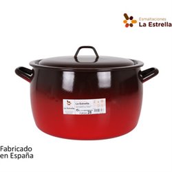 OLLA ABOMBADA C/TAPA 28CM - 11L FUEGO