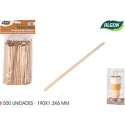 SET-500PALETINAS MAD. 190X1.3X6MM ALGON